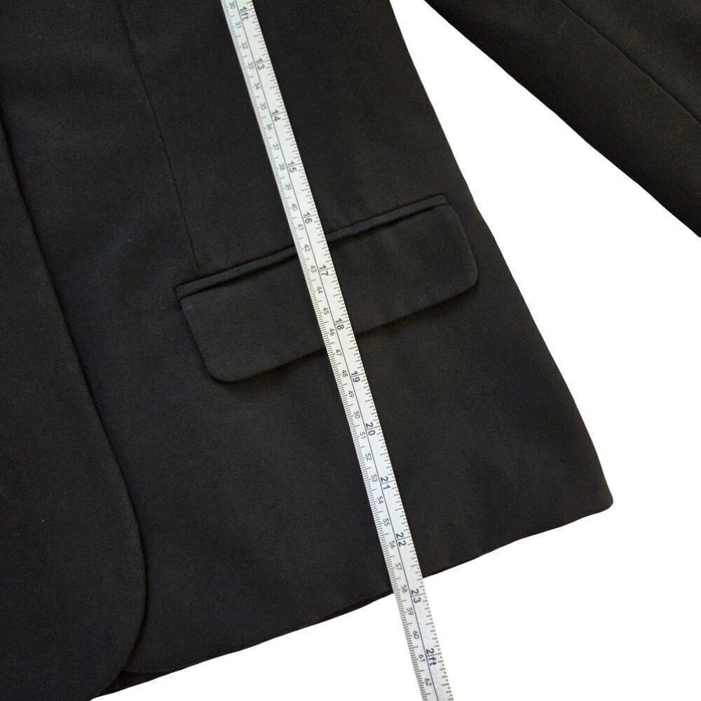 Charter Club Womens Black Blazer Size 6 Career Wear Business Classic Office - Picture 9 of 11